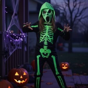 Ghoul Skeleton Youth Costume